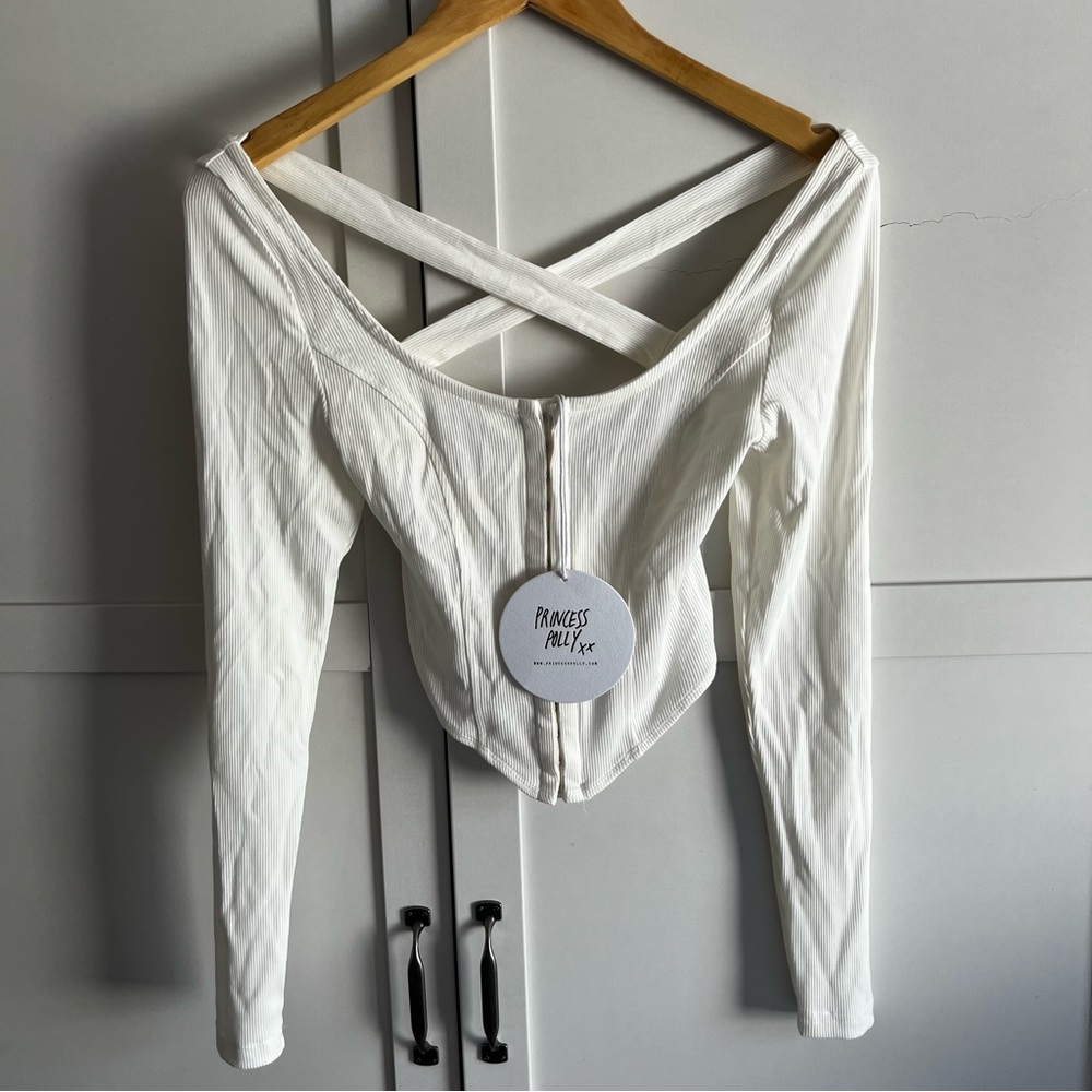 Princess Polly White Corset Top